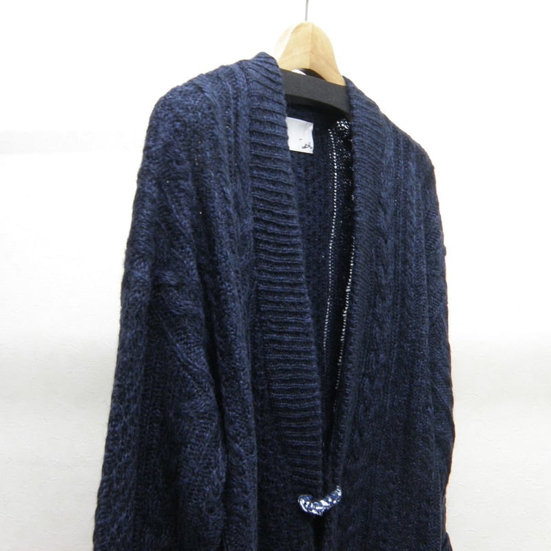 bedsidedrama ラプンツェルニットコート(紺) | freestylefree