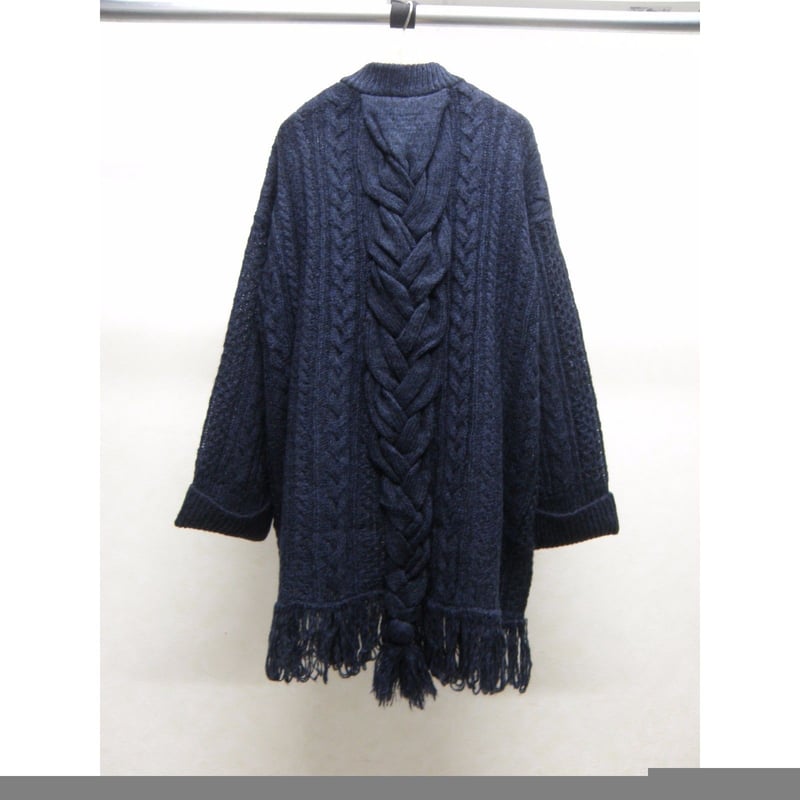 bedsidedrama ラプンツェルニットコート(紺) | freestylefree