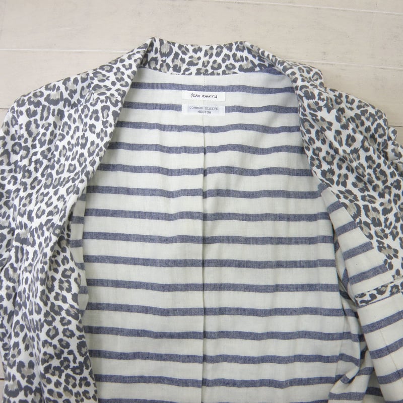 YEAH RIGHT!! ヒョウ柄ジャケットCOMMON SLEEVE | freestyle