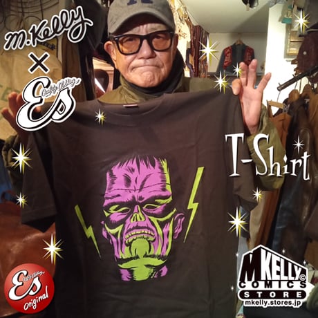 eSオリジナル M.Kelly Tシャツ フランケン 黒