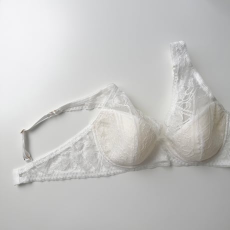 Amary Plunge Underwire Bra｜White