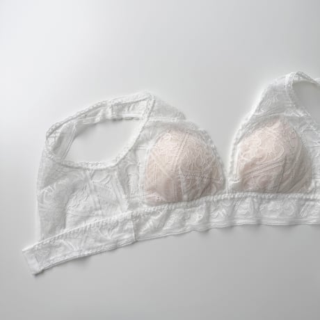 Amary Long Bralette（パッド込み）｜White