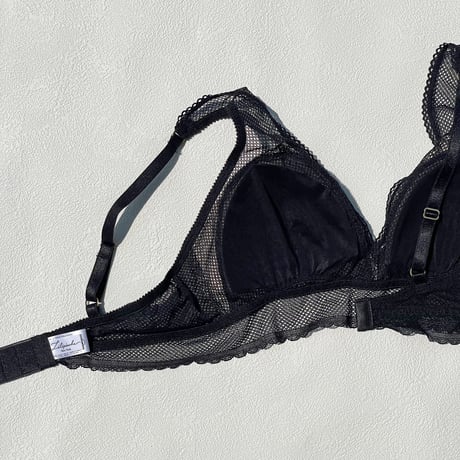 Floral Bralette｜Black（パッド込み）