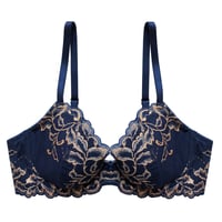 Dahlia Underwire Bra｜Navy