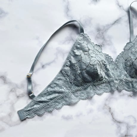 Peony Bralette（パッド込み）｜Blue