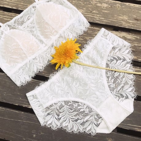 Leaf Bikini｜White