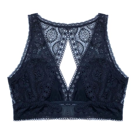 Moroccan Back Style  Bralette （パッド込み）｜Black