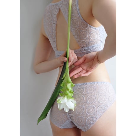 Moroccan Back Style Bralette（パッド込み）｜Lavender