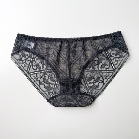 Amary Bikini｜ Charcoal (Pink lining)