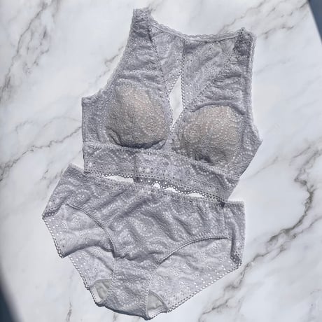 Moroccan Back Style Bralette（パッド込み）｜Lavender
