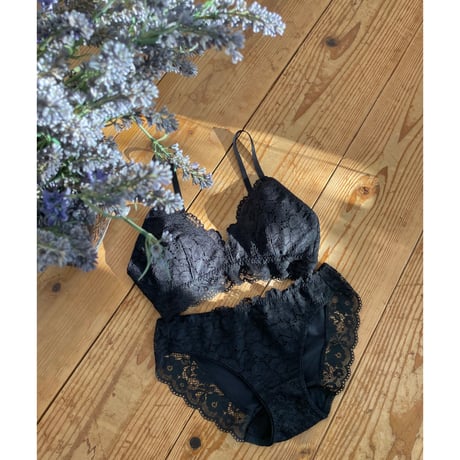 Peony Bikini｜Black