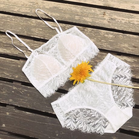 Leaf Bikini｜White