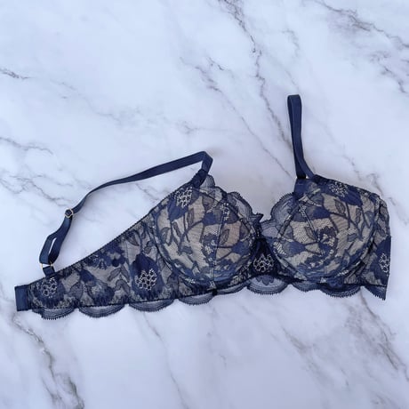 Protea Underwire Bra｜Navy