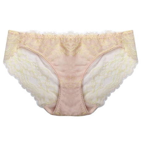 Peach Rose Lace Bikini｜Baby Pink