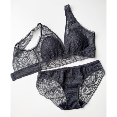 Amary Long Bralette（パッド込み）｜Charcoal