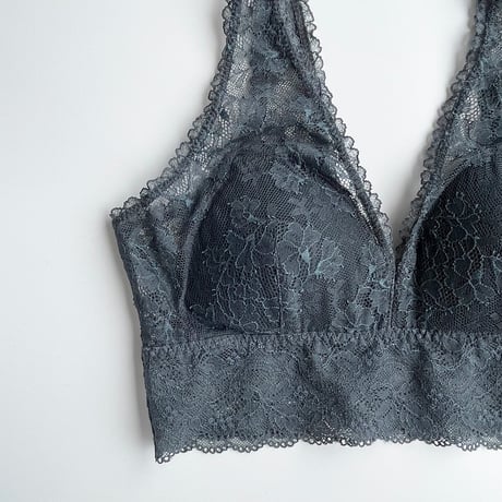 Viola Long Bralette（パッド込み）｜Moss Green