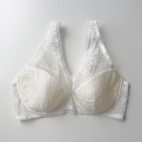 Amary Plunge Underwire Bra｜White