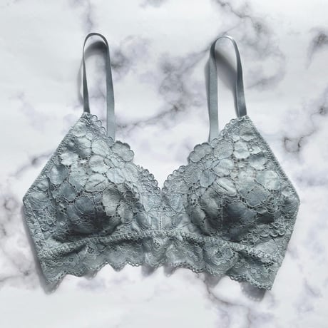 Peony Bralette（パッド込み）｜Blue