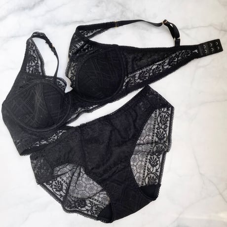 Freesia Underwire Bra｜Black