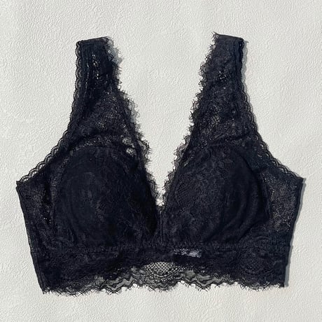 Passion Long Bralette（パッド込み）｜Black