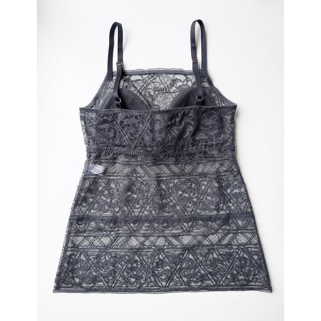 Amary Strap BraCamisole（パッド込み）｜Charcoal
