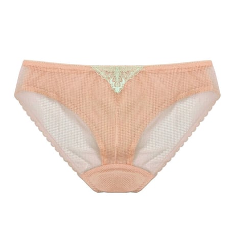 Daisy Peach × Muscat Mesh Bikini