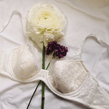 Minty Underwire Bra｜White