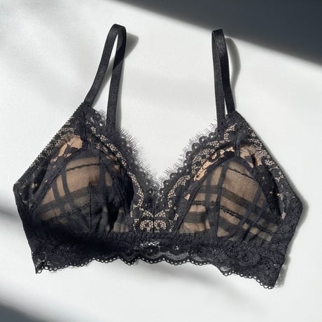 Caron Bralette（パッド込み）｜Black