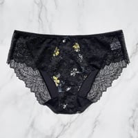Night Garden Black Bikini