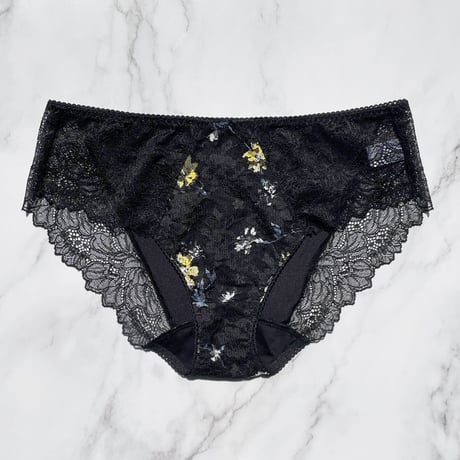 Night Garden Bikini｜Black