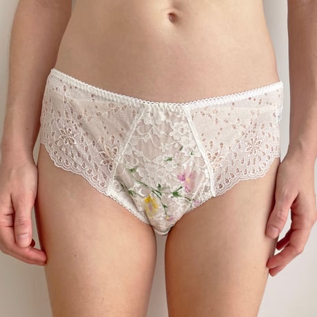 Flower Garden Bikini｜White
