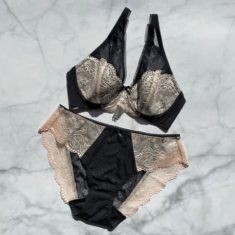 Floral Bikini｜Black