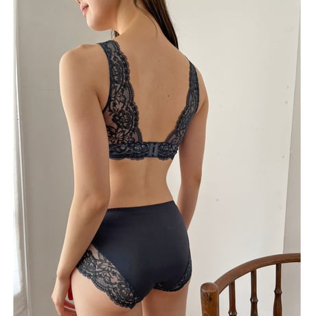 Lilac Long Bralette（パッド込み）｜Forest Green