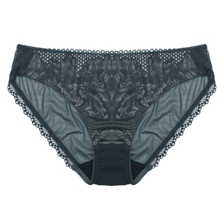 Calla Lily Charcoal Gray Bikini