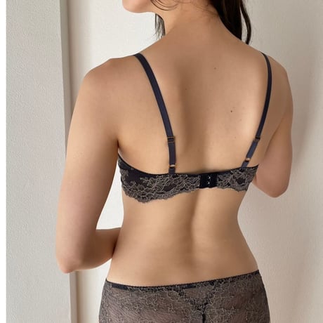Poppy Underwire Bra｜Navy