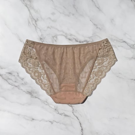Dot Strapless set Bikini｜Beige