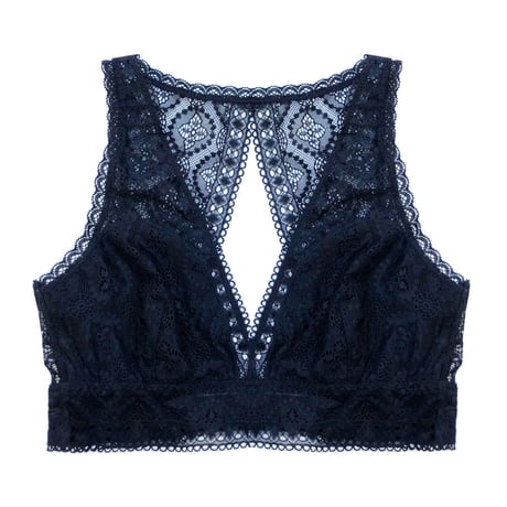 Moroccan Back Style  Bralette （パッド込み）｜Black