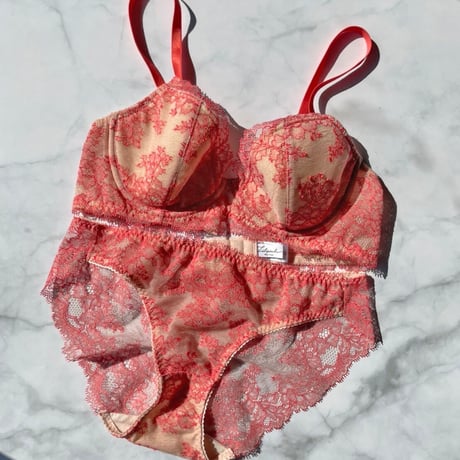 Poppy Underwire Bra｜Orange