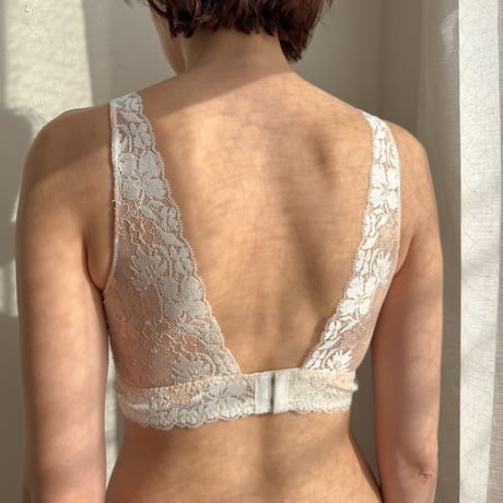 Lupin Long Bralette｜White