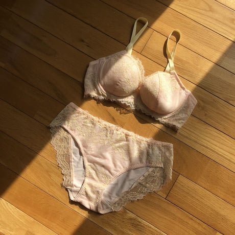 Peach Rose Underwire Bra｜Bavy Pink