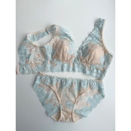 Lupin Long Bralette｜Blue