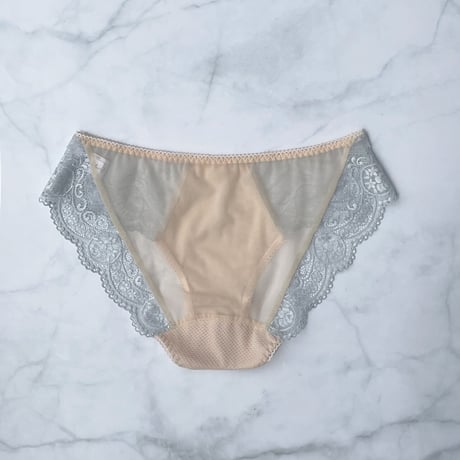 Floral Pink×Blue Lace Bikini
