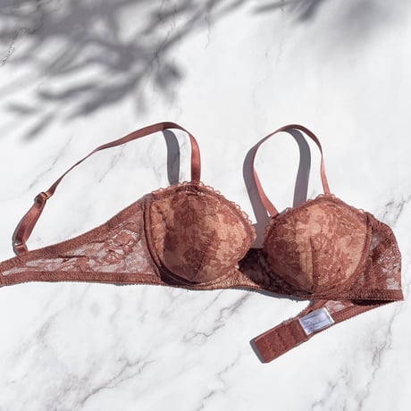 Viola 3/4 Cup Underwire Bra｜Brown