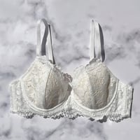 Peony Underwire Bra｜White