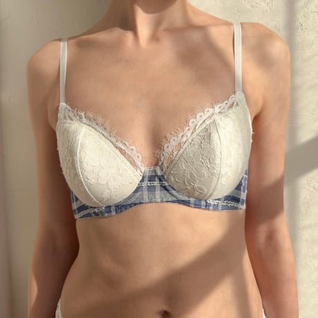 Caron Underwire Bra｜Blue