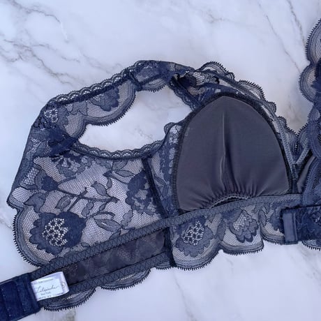 Protea Long Bralette（パッド込み）｜Navy