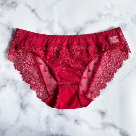 Polka Dot Bikini｜Berry Red