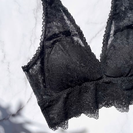 Viola Long Bralette（パッド込み）｜Black