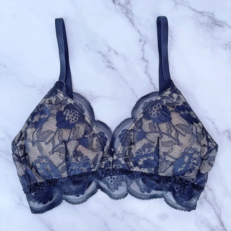 Protea Bralette（パッド込み）｜Navy
