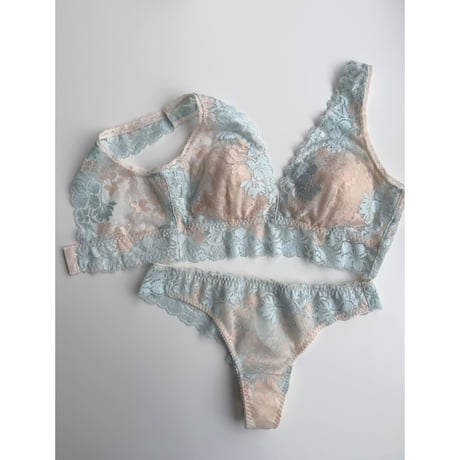 Lupin Long Bralette｜Blue